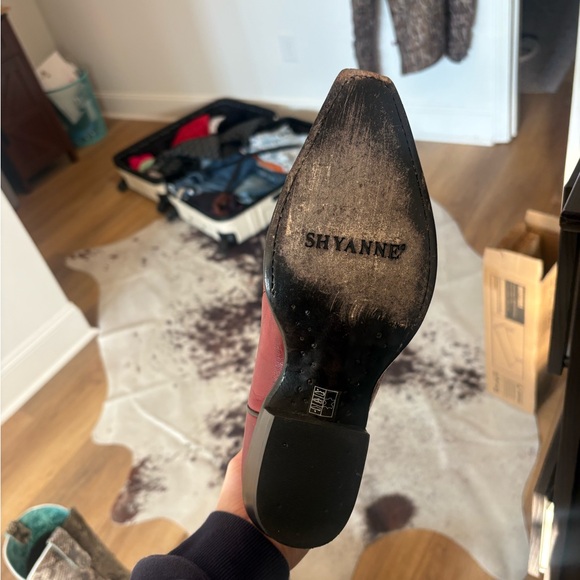 Shyanne Red Leather Lucille Boots - Picture 5 of 5